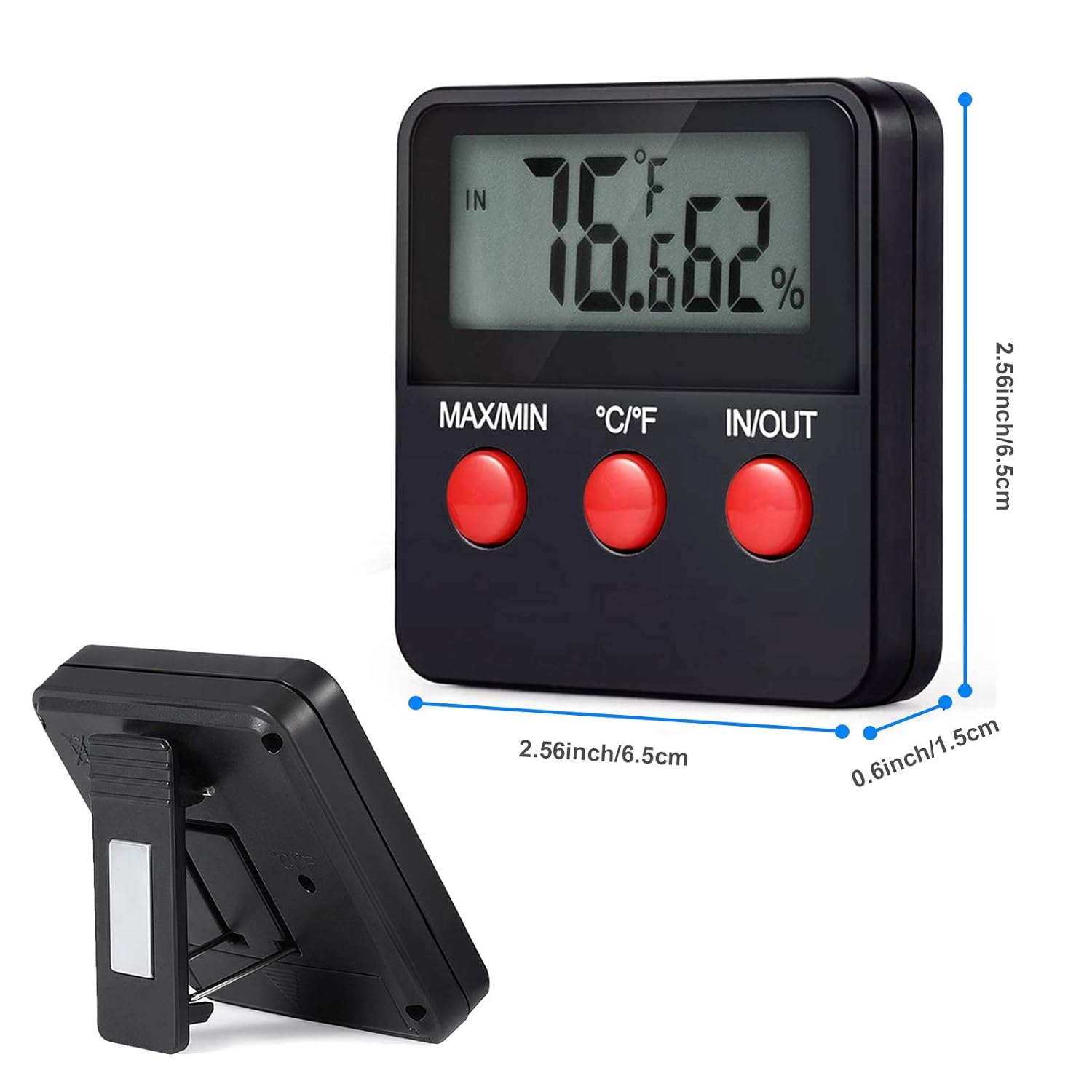 ZHITING Digitales Thermo-Hygrometer Terrarium - Bild 2