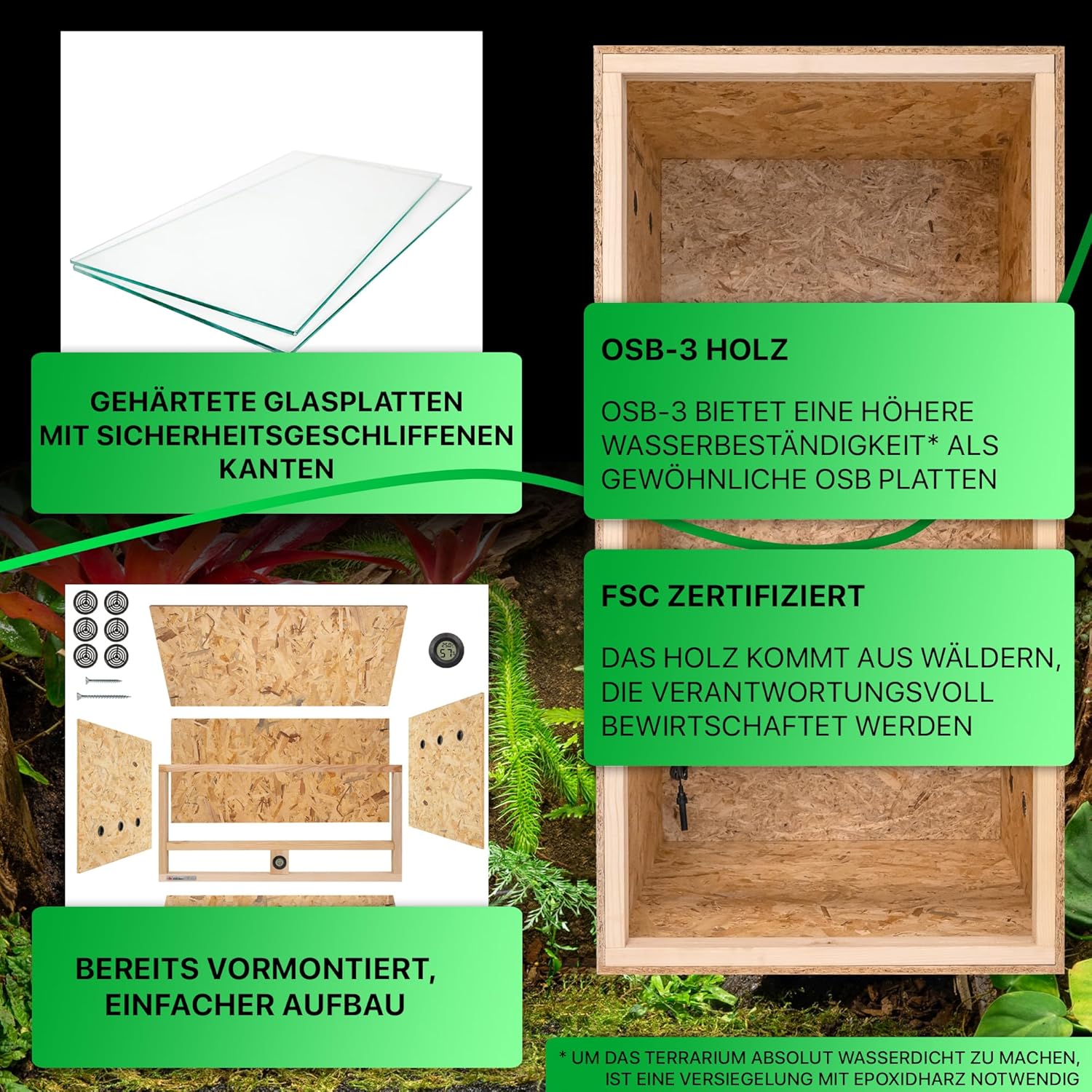 ITA Holzterrarium 60×120×60 cm - Bild 4