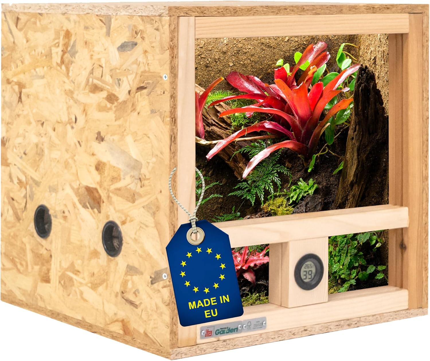 ITA Holzterrarium 40×40×40 cm