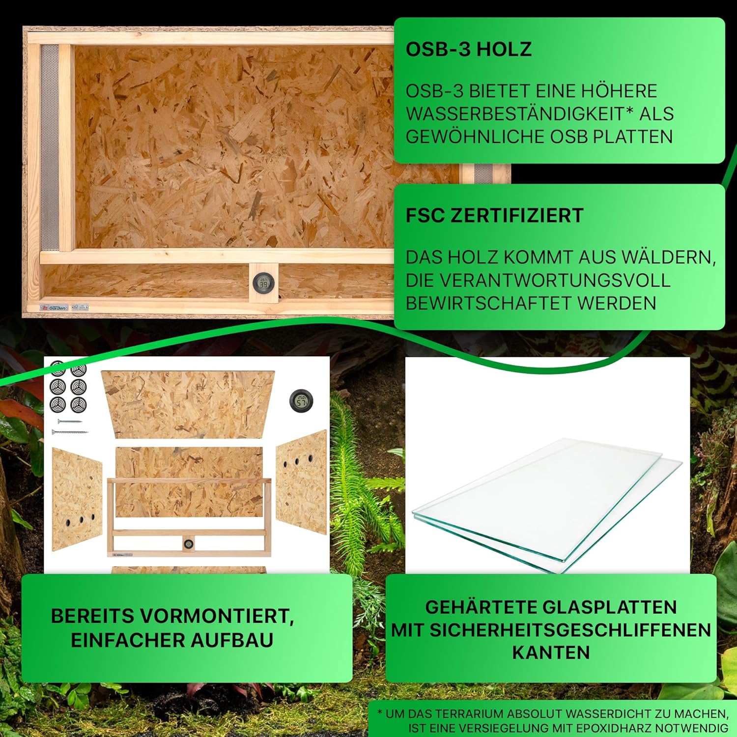 ITA Holzterrarium 120×60×60 cm - Bild 4