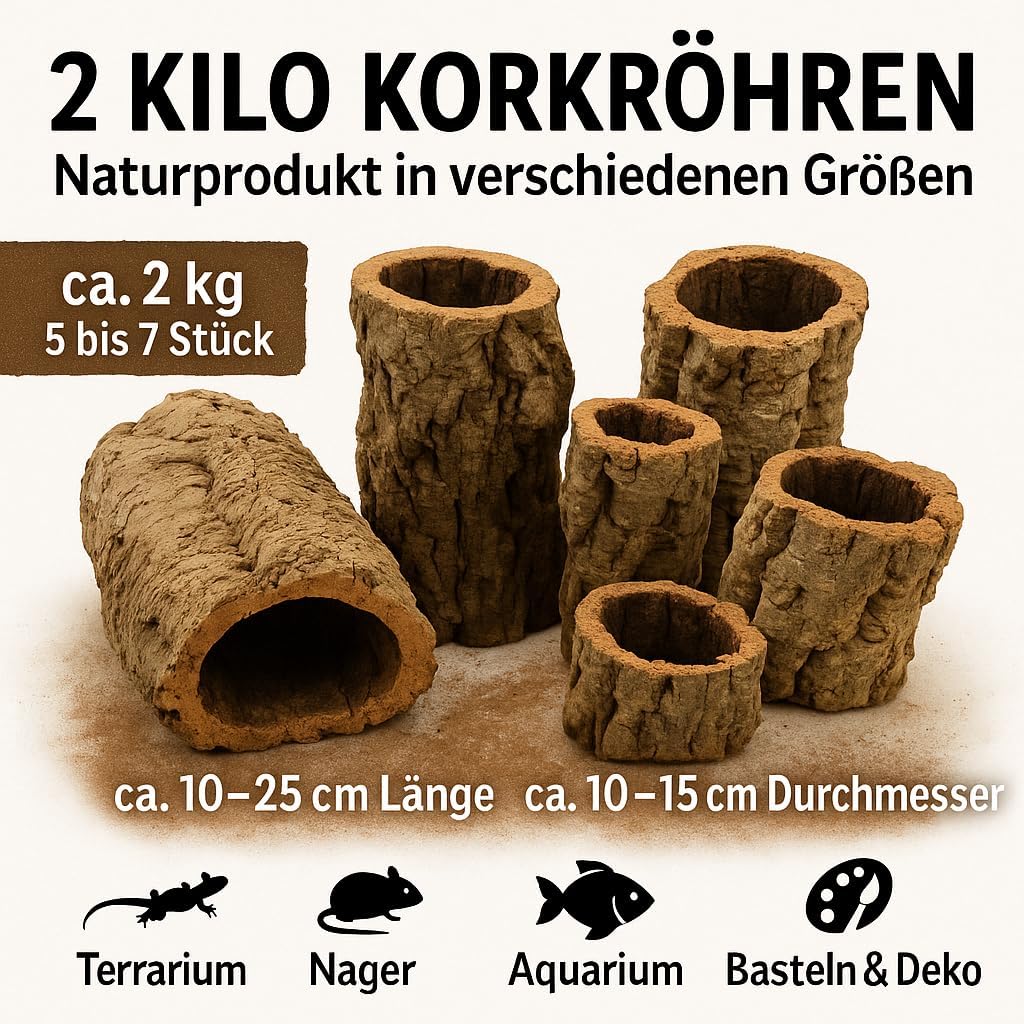 SAHAWA Korkröhren-Set gemischt 2 kg - Bild 2