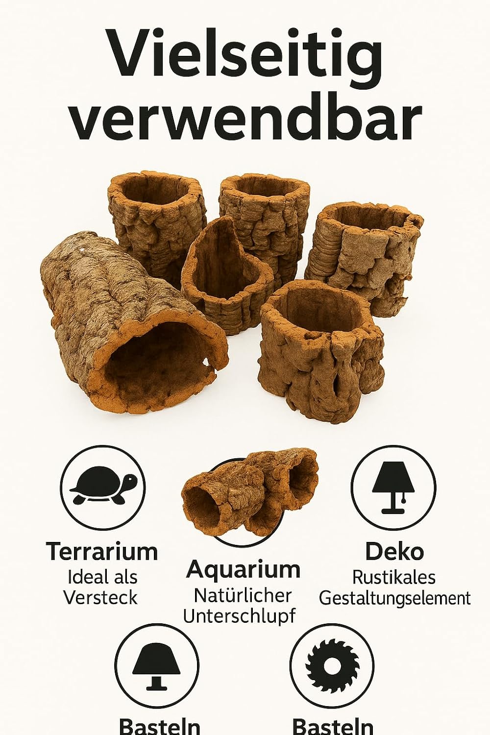SAHAWA Korkröhren-Set gemischt 2 kg - Bild 4