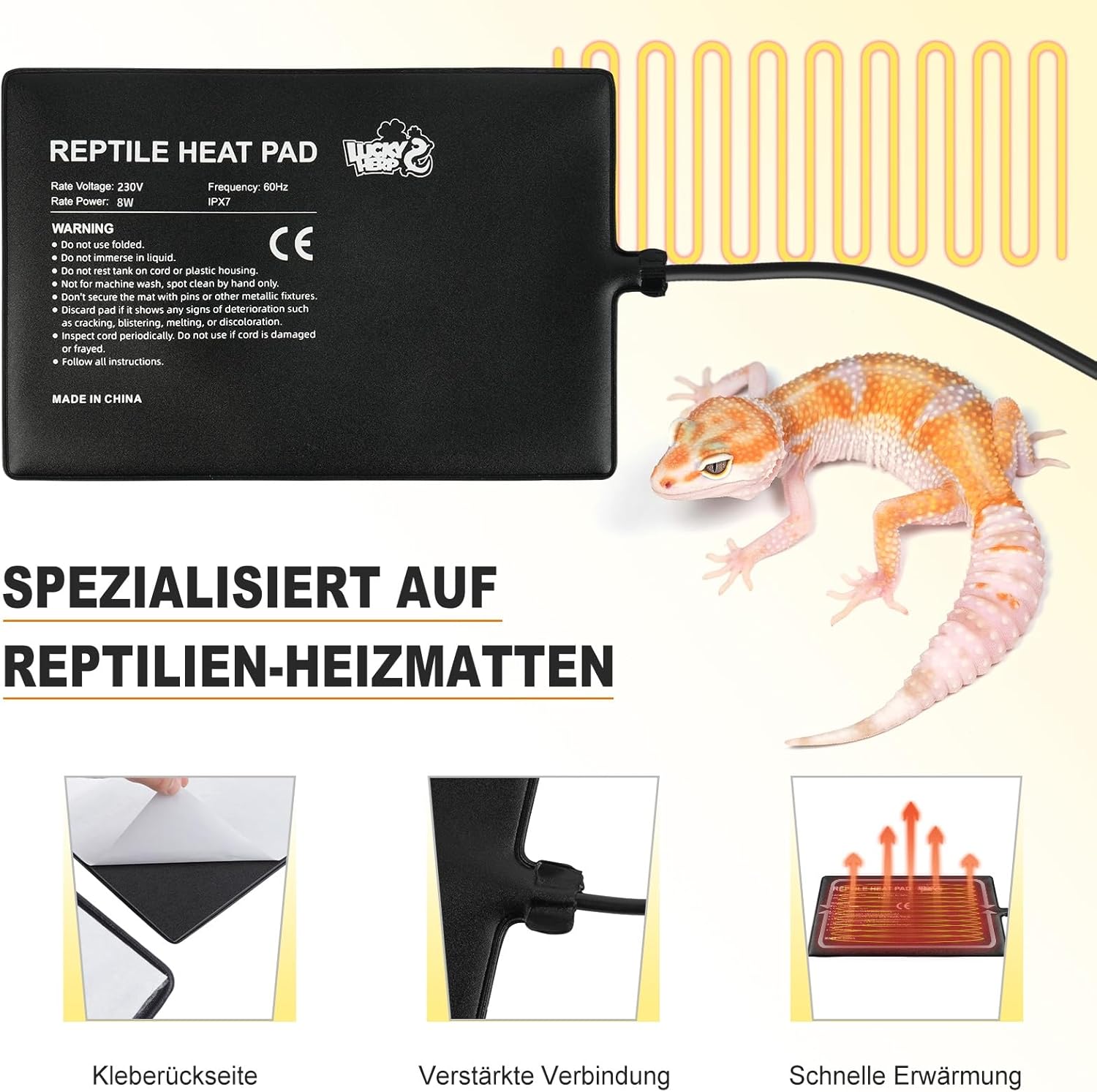 LUCKY HERP Terrarium-Heizmatte 8W - Bild 2