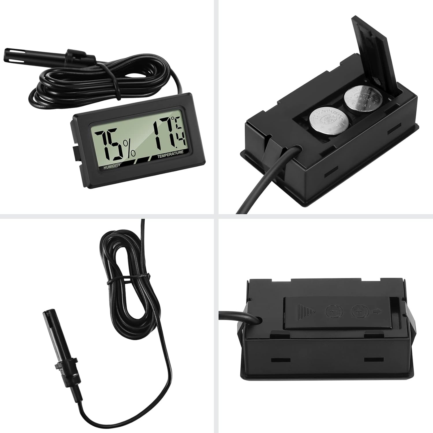 Thlevel Digitales Thermo-Hygrometer Terrarium - Bild 2