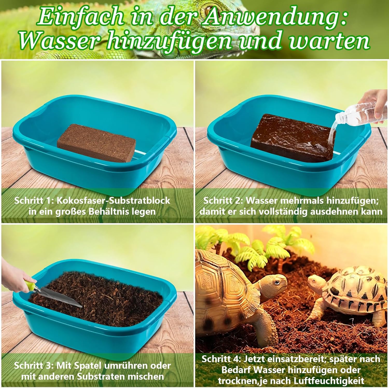 Riare Kokosfaser-Substrat für Reptilien - Bild 3