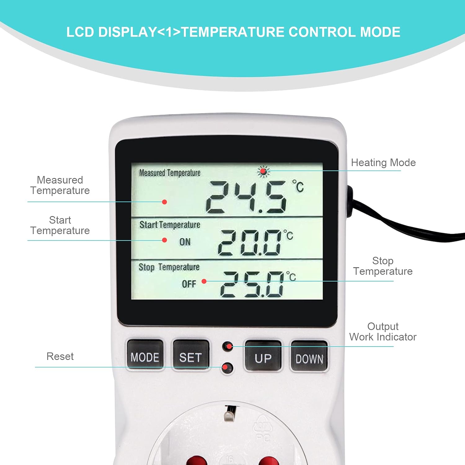 RUIZHI Terrarium-Thermostat - Bild 4