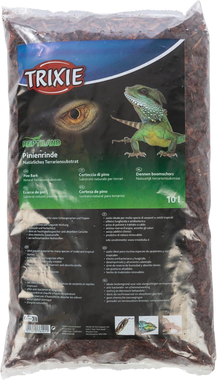 TRIXIE Pinienrinde Terrariensubstrat ideal für Sch
