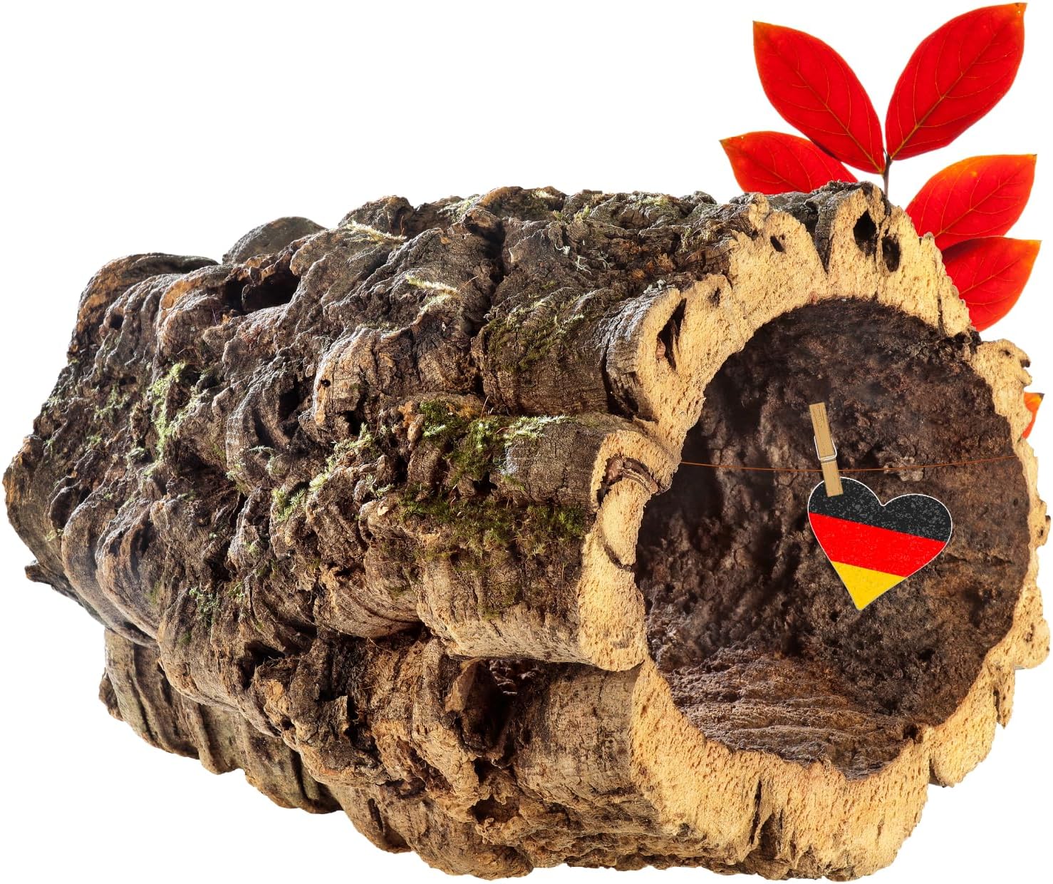 Vogelgaleria Korkröhre Naturkork 20 cm